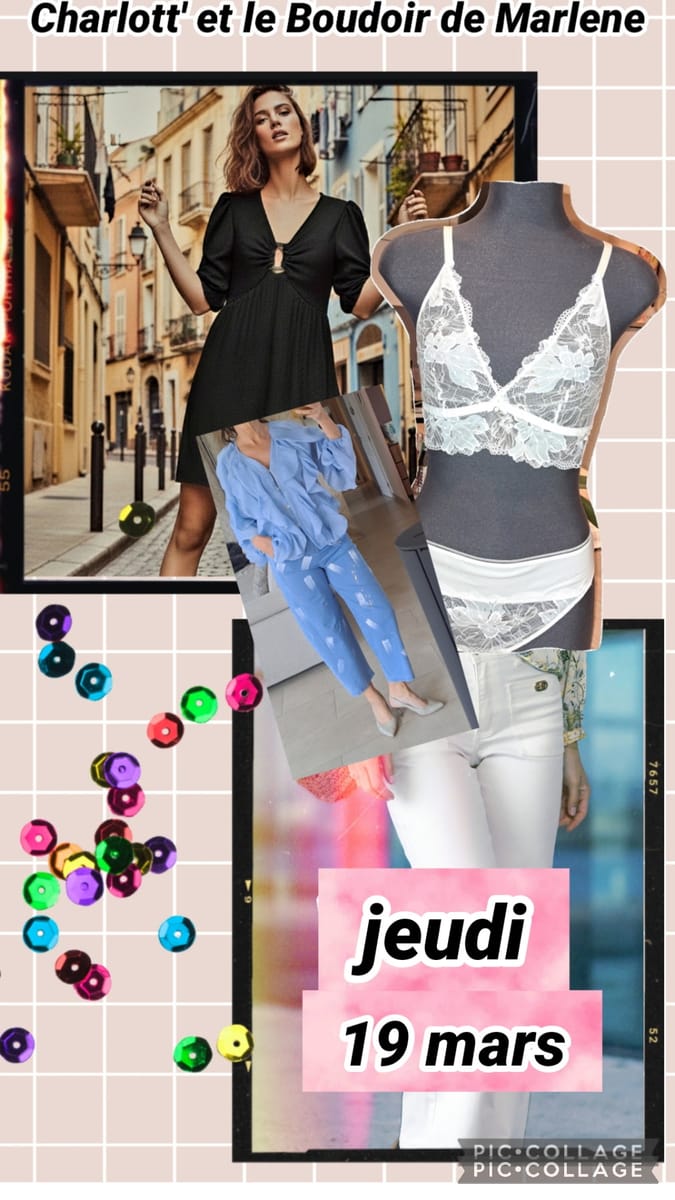 Image pour Exposition Comptoir de Marlène et Charlotte lingerie